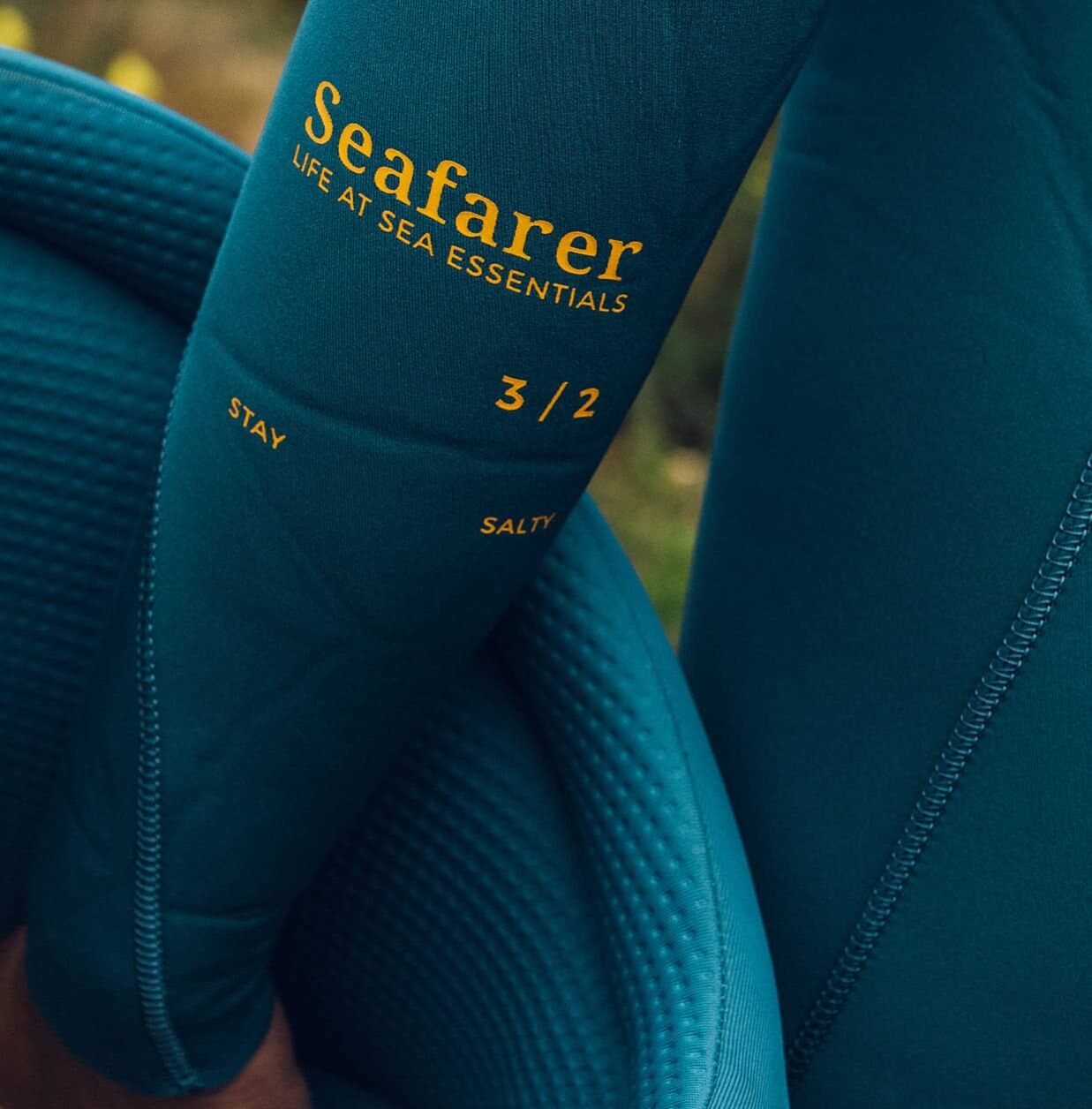 Womens Seafarer Hybrid Front Zip 3.2 Long Sleeves Short Legs - Pewter