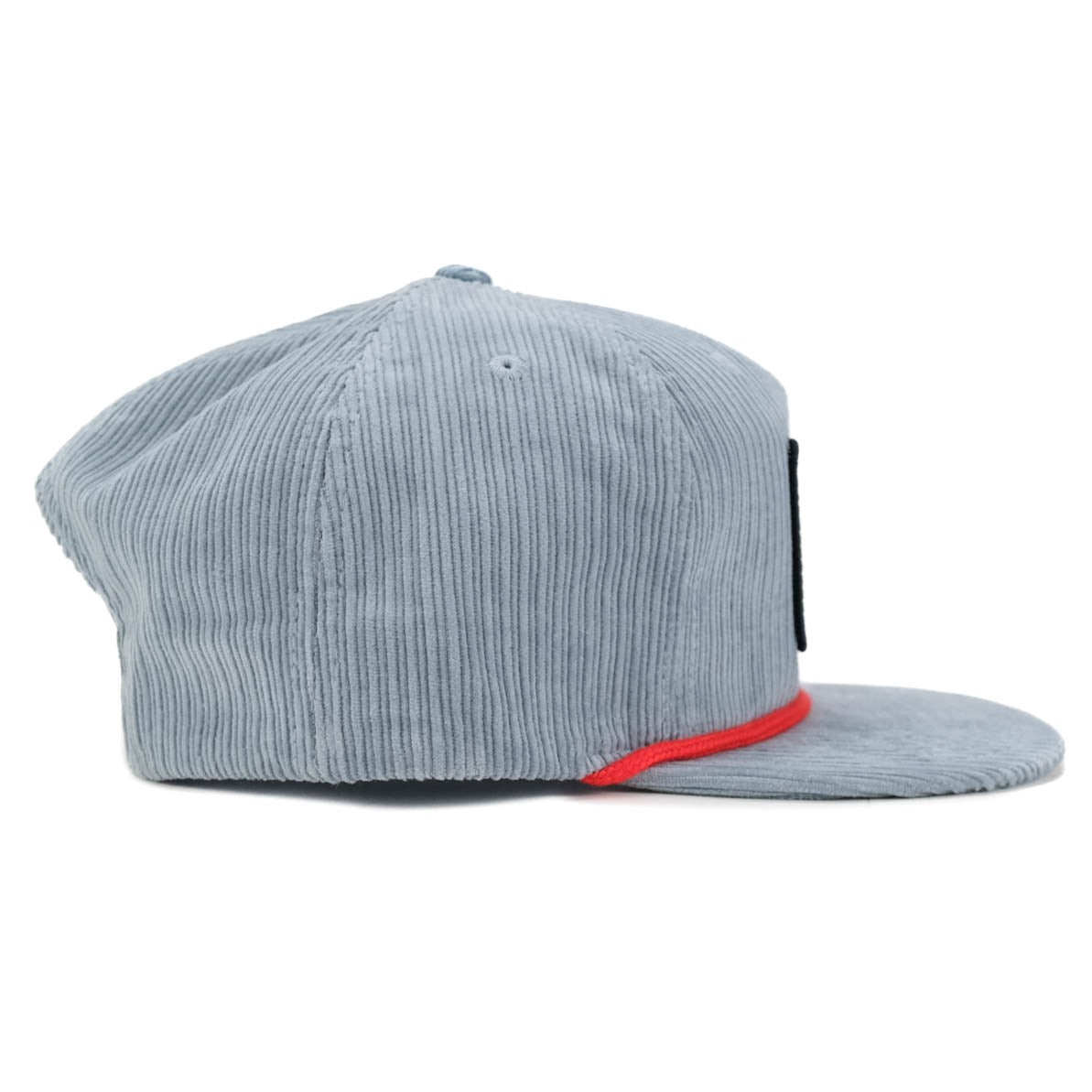 OG Logo Corduroy Patch Hat - Blue Grey / Red