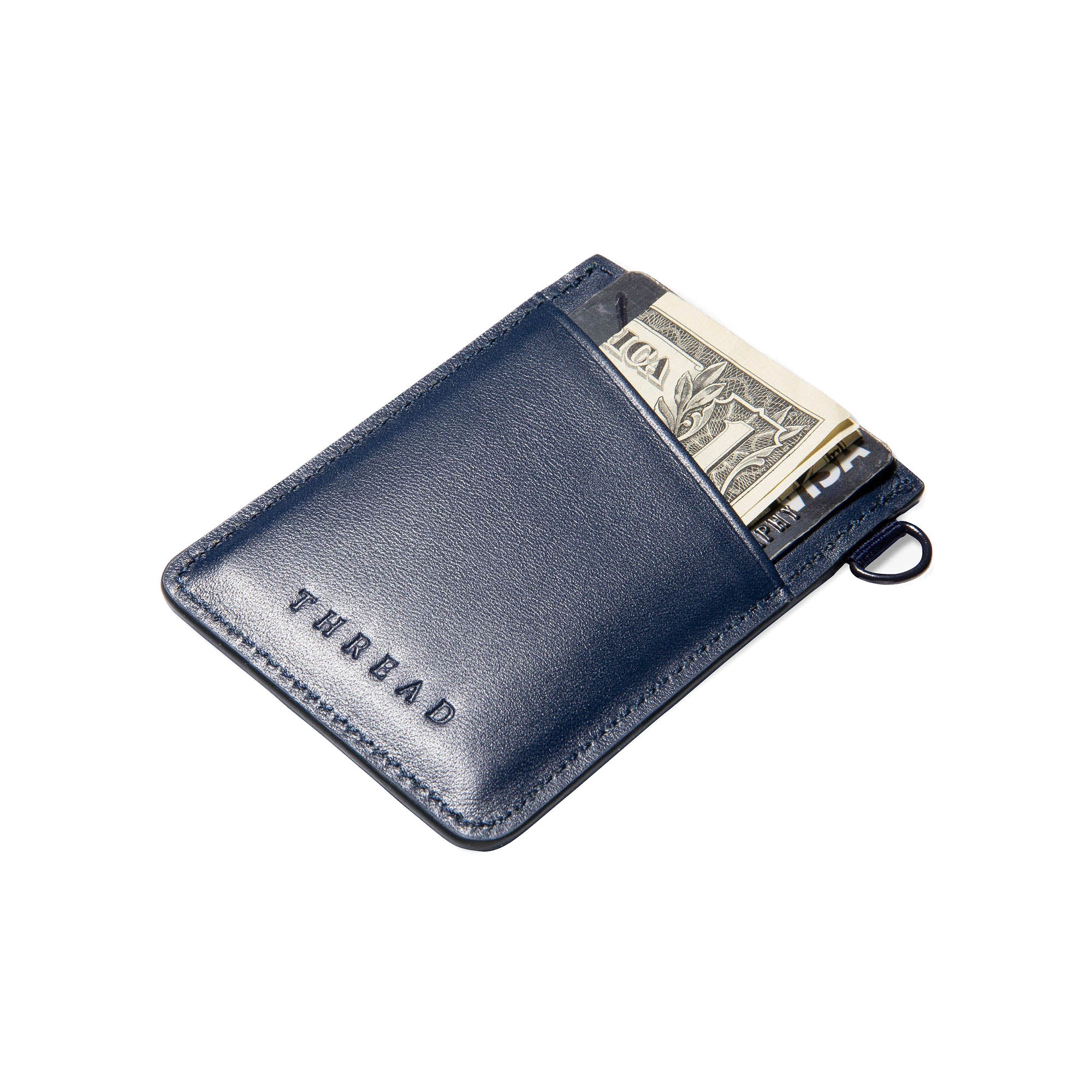 Navy Vertical Wallet
