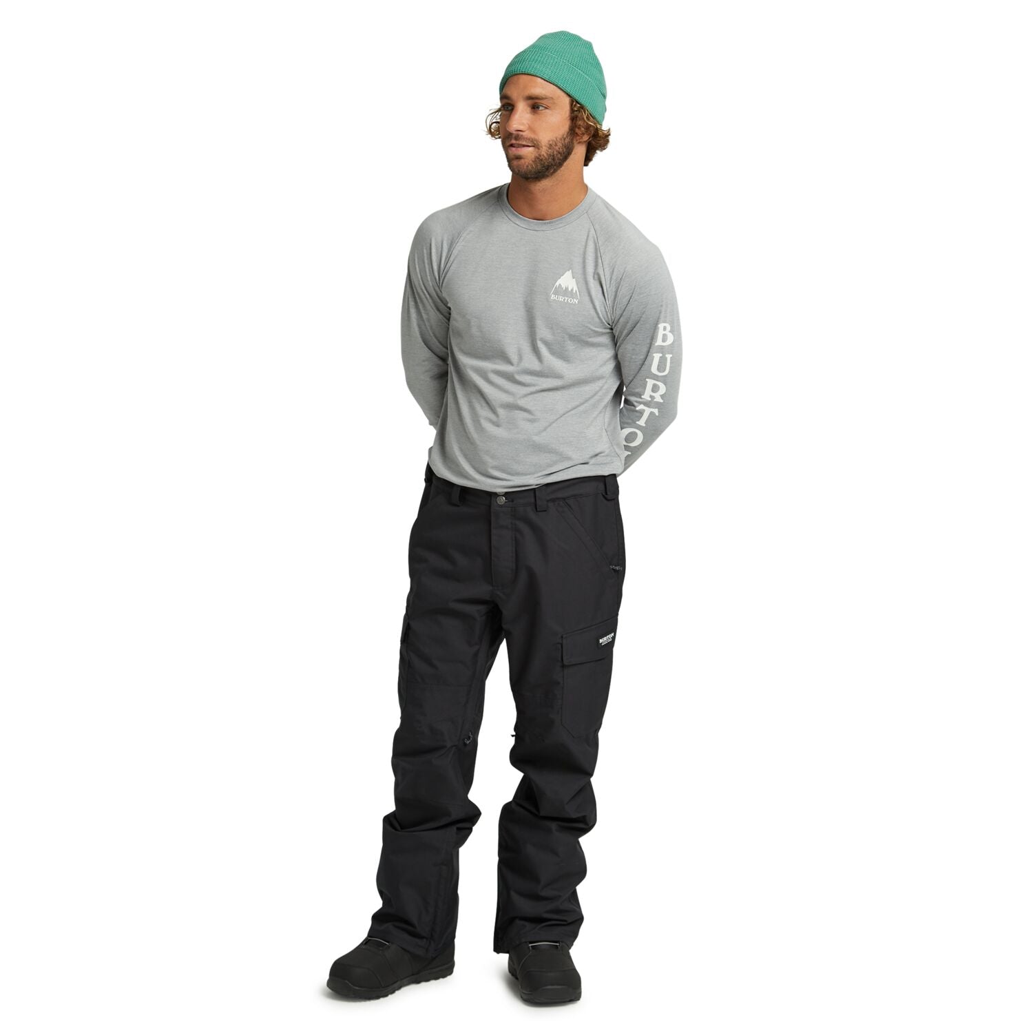 Men's Cargo Pants - Relaxed Fit - True Black