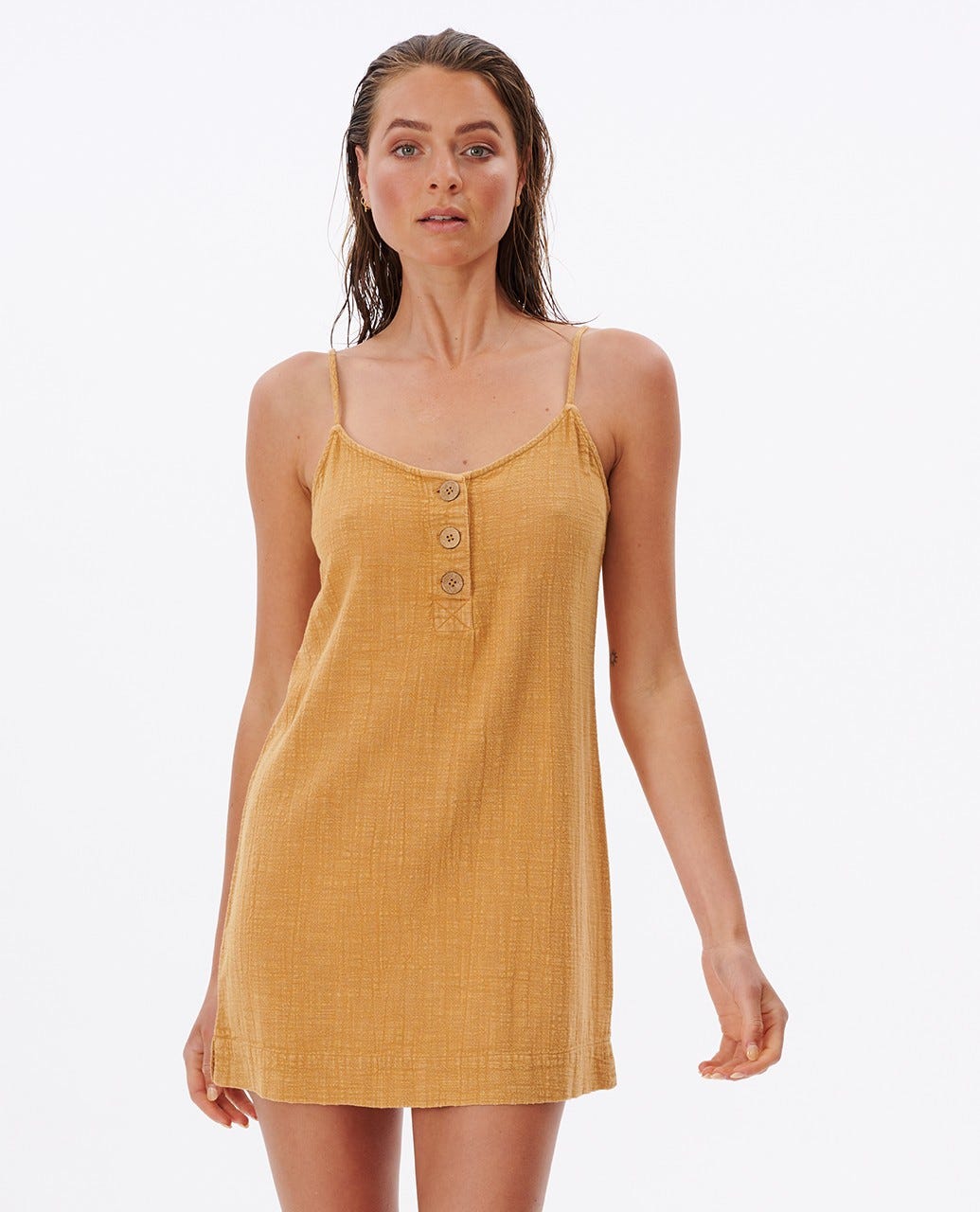 Classic Surf Dress - Mustard