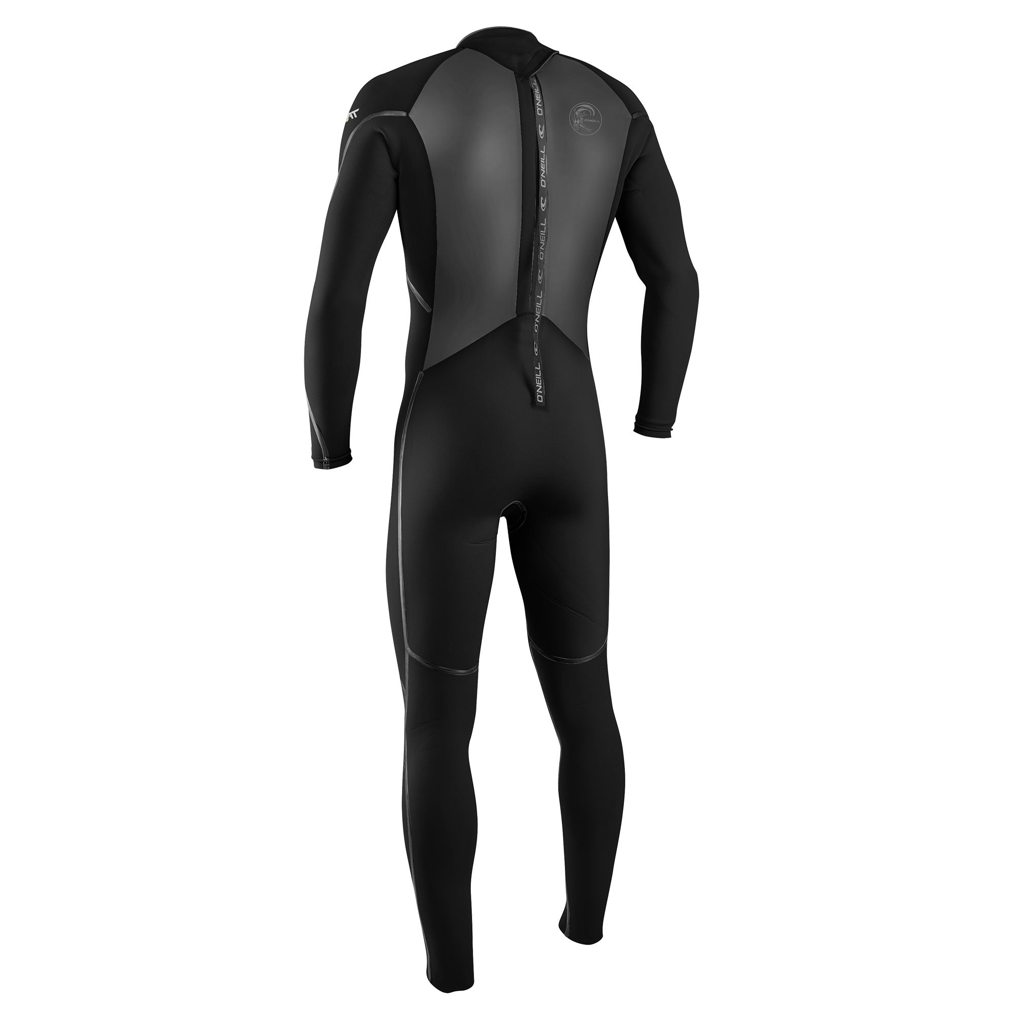Heat 3/2mm Back Zip Full Wetsuit - Black