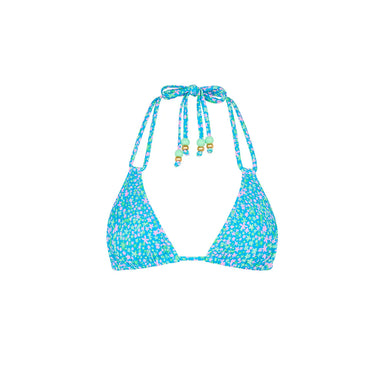 Kulani Kinis - Womens Halter Bralette Bikini Top - Ocean Kisses
