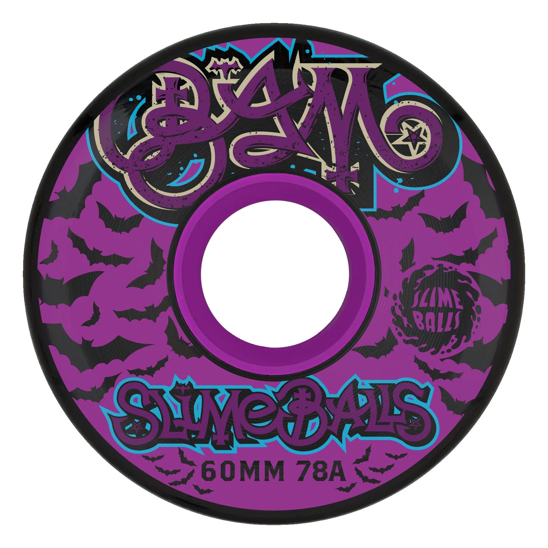 Bam Margera OG SLime 78A Black - 60MM
