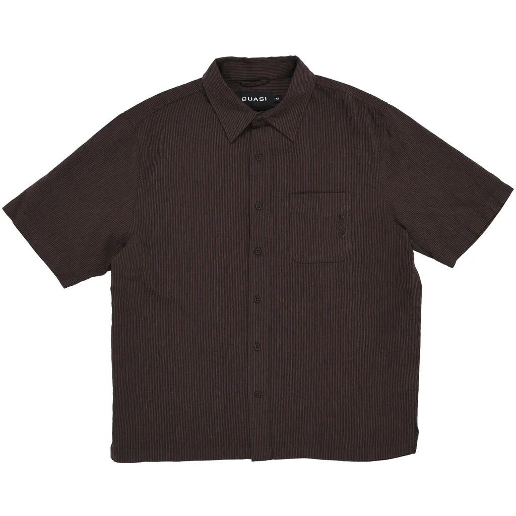Kalvin S/S Button Down -Brown