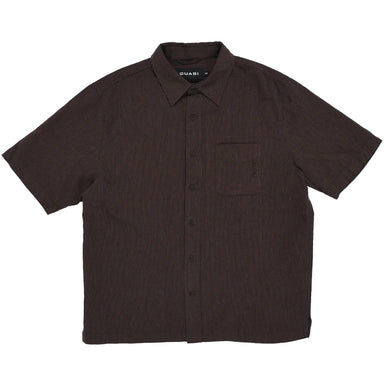 Quasi Skateboards - Kalvin S/S Button Down -Brown