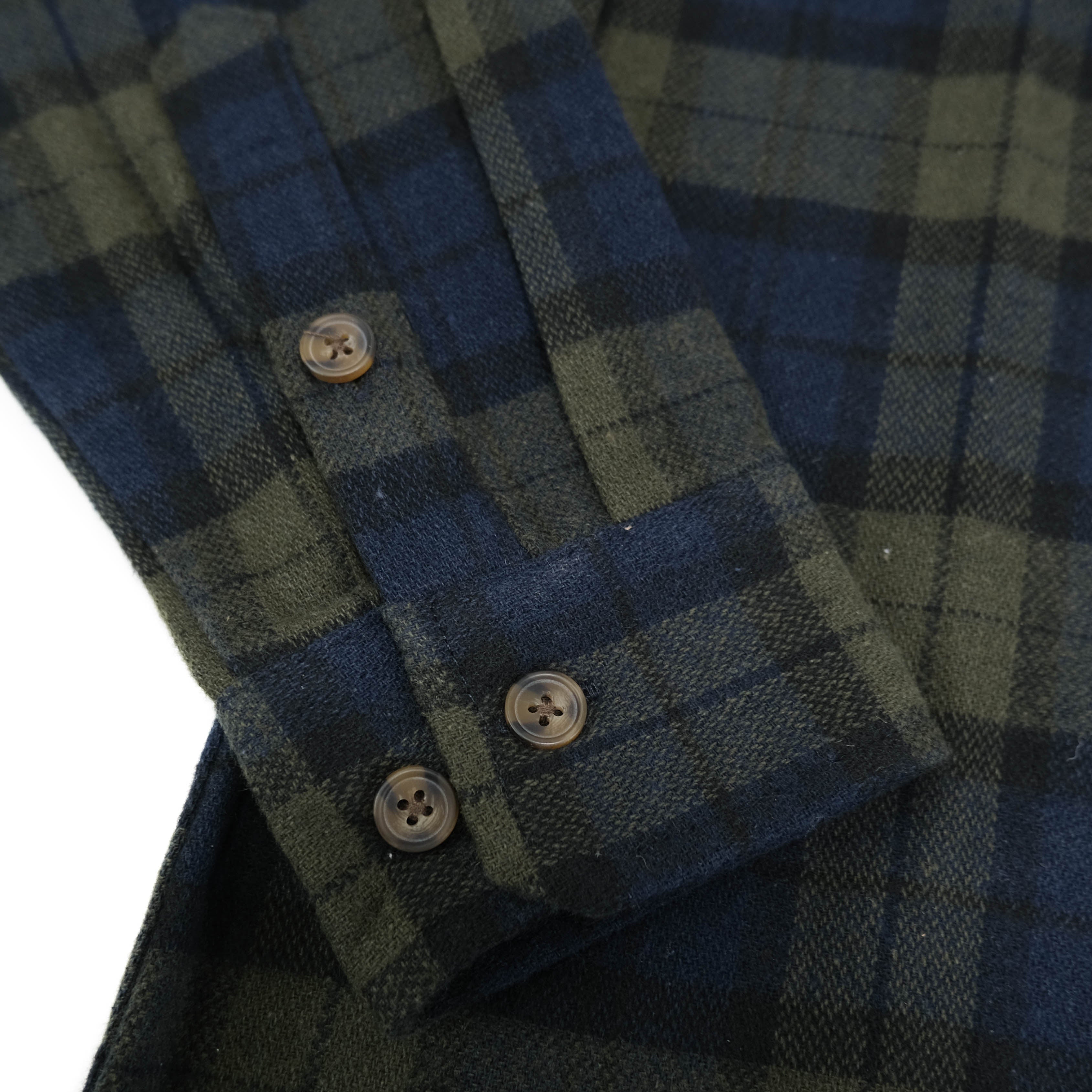 Glen Ivy Fat Script L/S Flannel - Navy