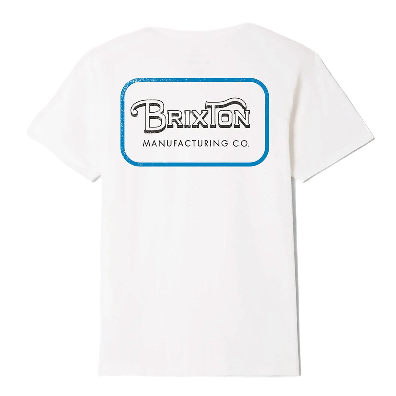 Grade Standard S/S Tee - White/Washed Black/Medium Blue