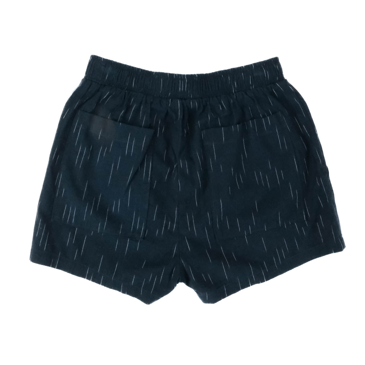 Womens Shell Shorts - Midnight Ikat