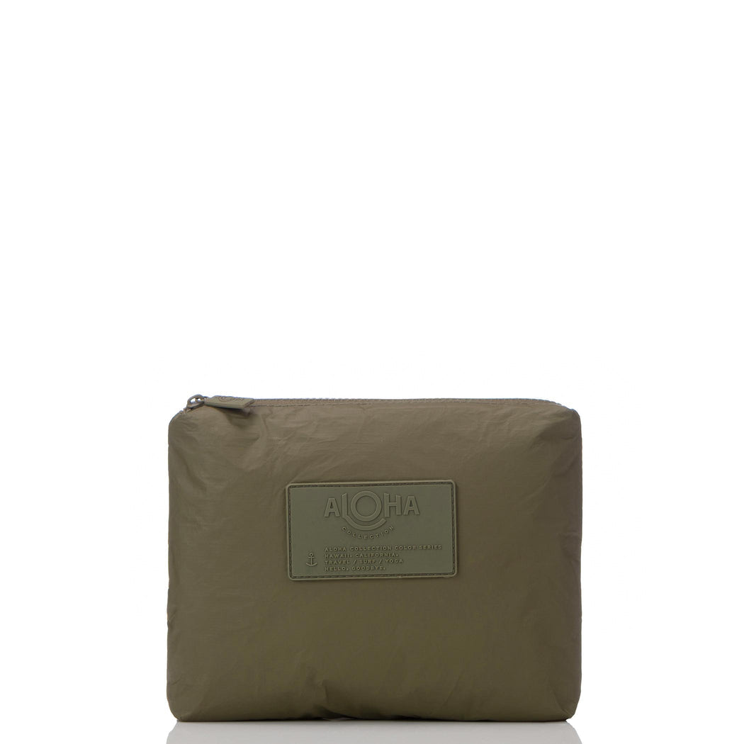 Monochrome Small Pouch - Olive - O/S