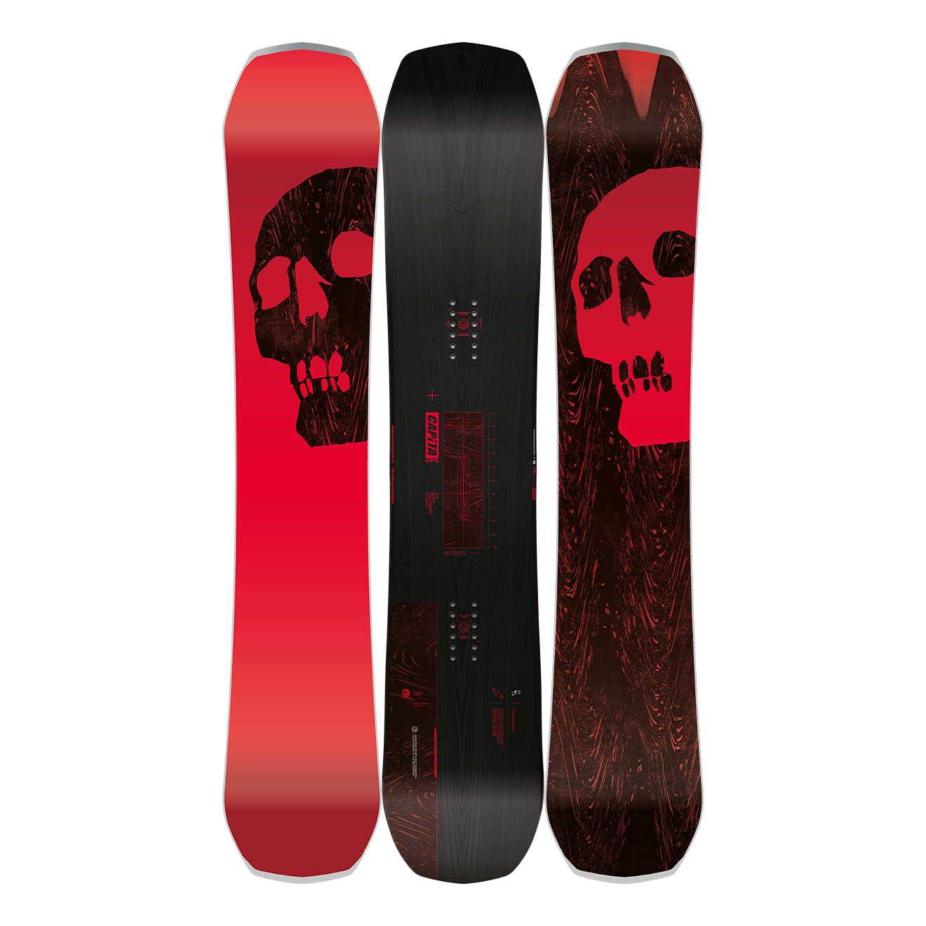 Black Snowboard Of Death