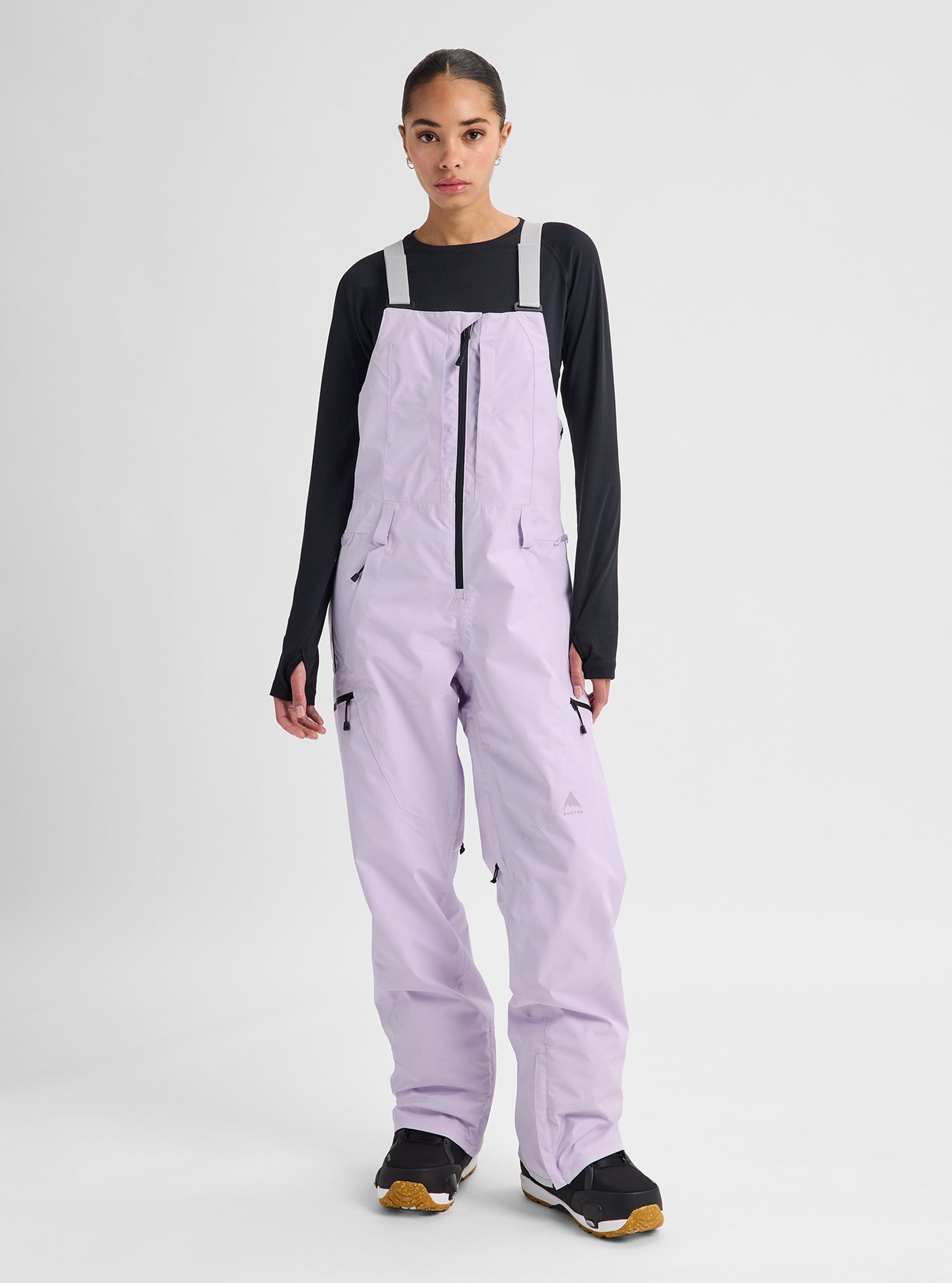 Womens Reserve Gore-Tex 2L Bib Pants, Moondust Purple