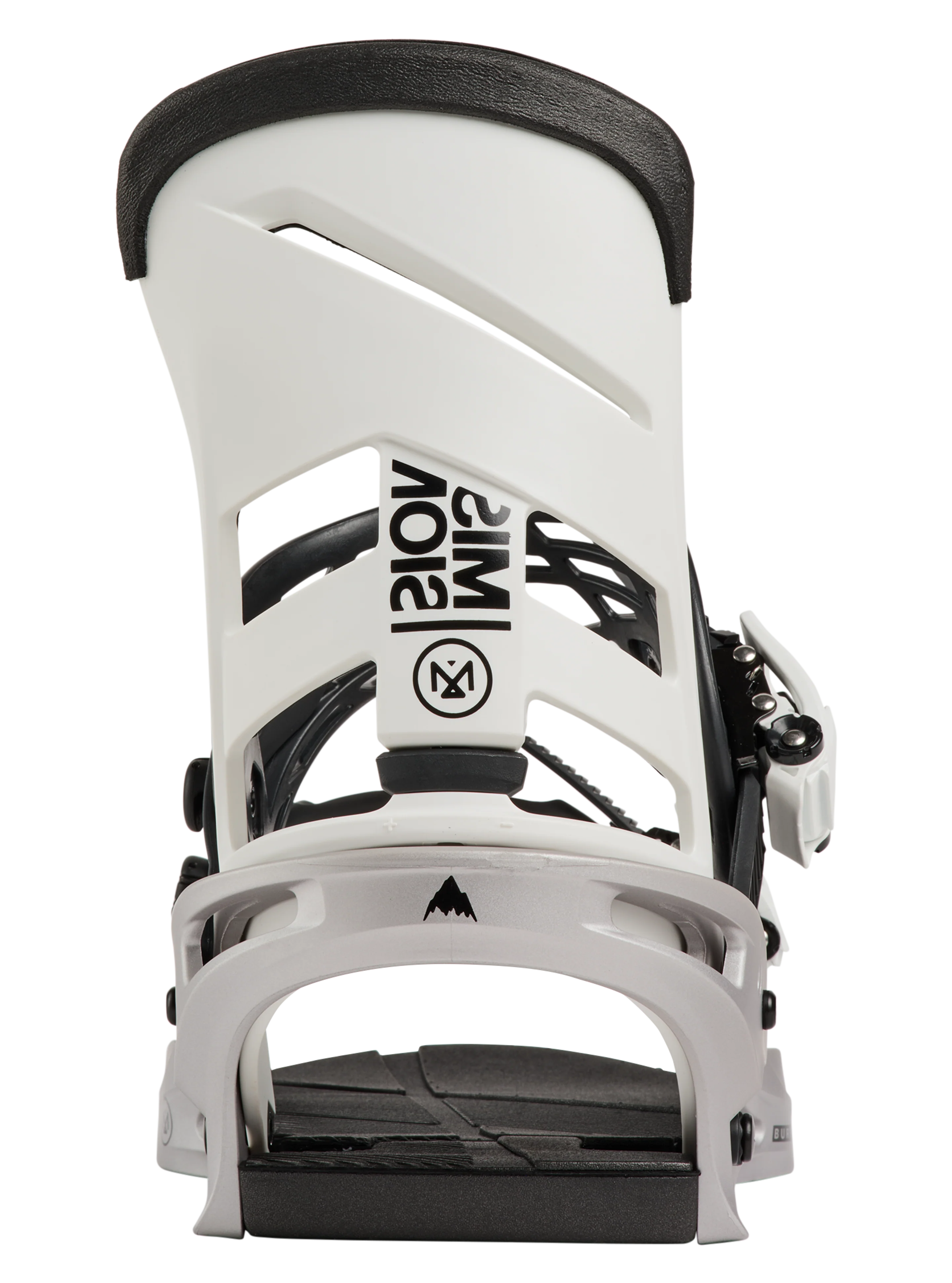 Mens Mission Re:Flex Snowboard Bindings - White/Silver