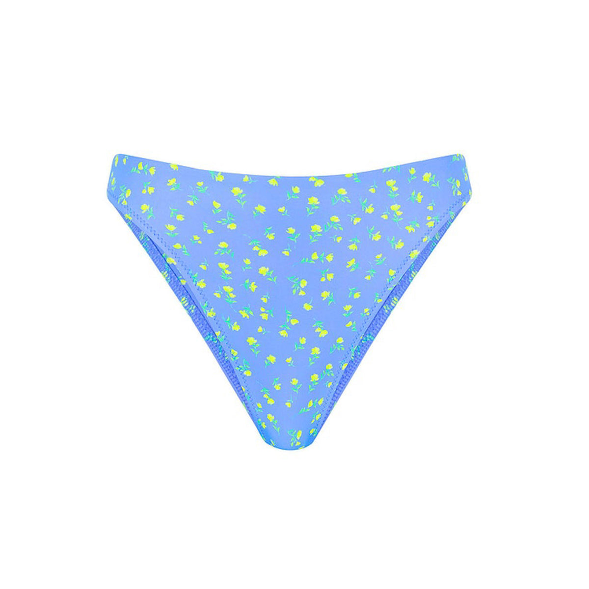 High Leg Vintage Bikini Bottom - Ocean Paradise