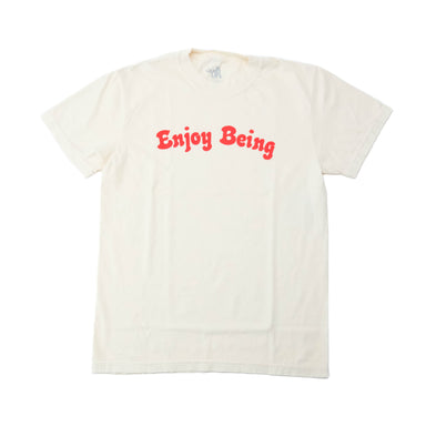 The Quiet Life - Enjoy Being S/S Tee - White