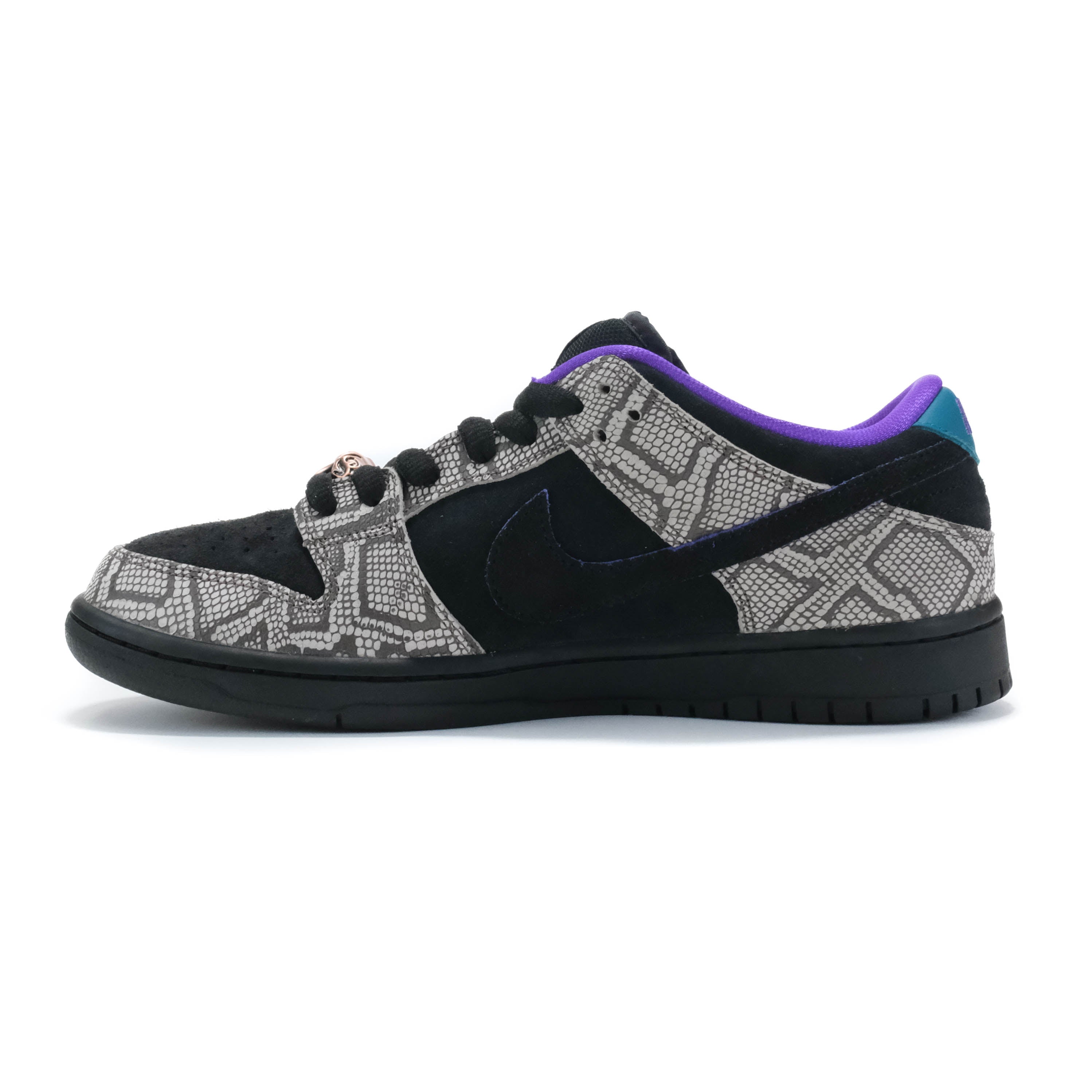 Nike SB Dunk Low Pro - String/Black-Bright Spruce/Purple