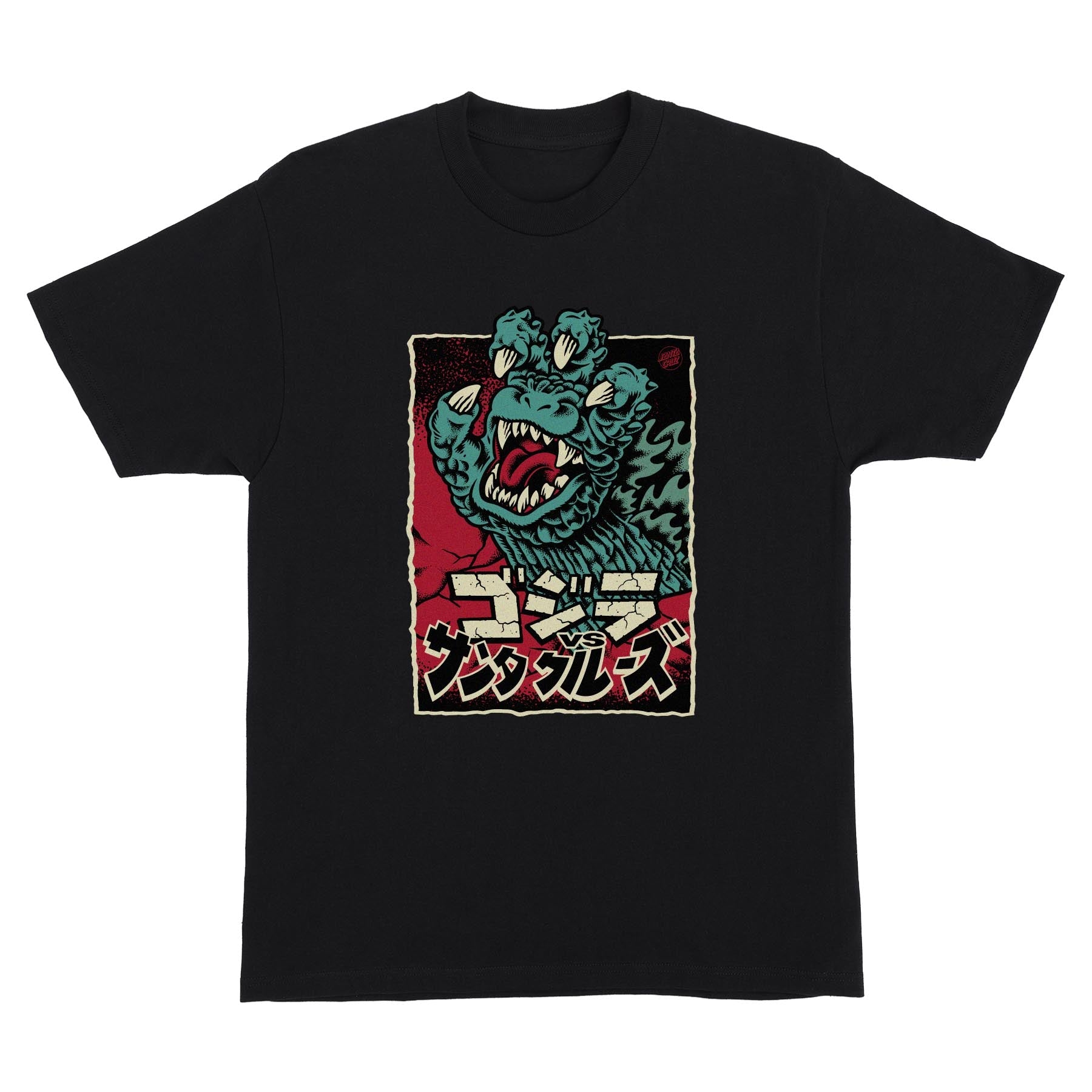 Godzilla Hand Front S/S Tee - Black