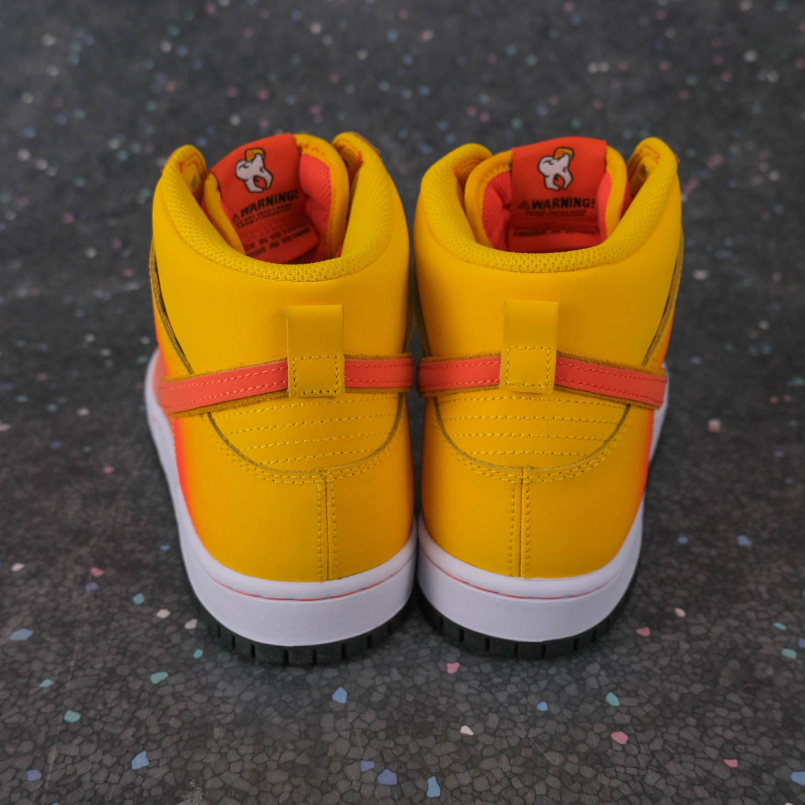 Nike SB Dunk High Pro - Amarillo/Orange/White-Black