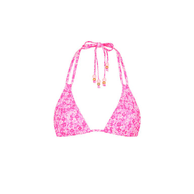 Kulani Kinis - Womens Halter Bralette Bikini Top - Berry Burst
