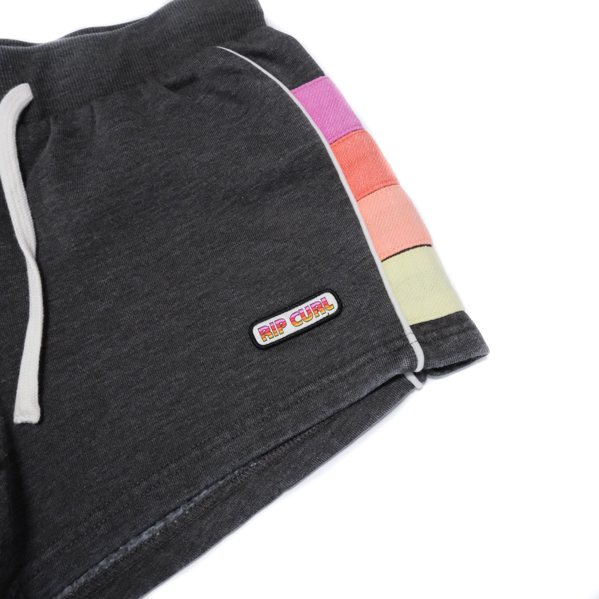 Surf Revival Fleece Short - Wsahed Black
