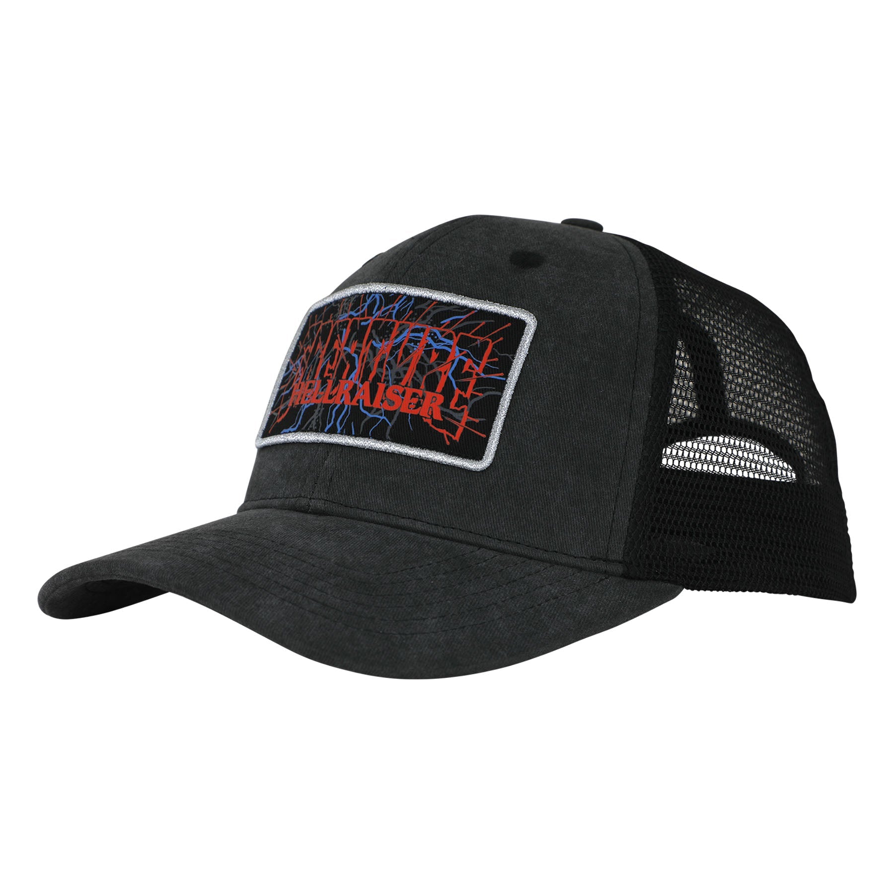 Hellraiser Snapback - Black Denim