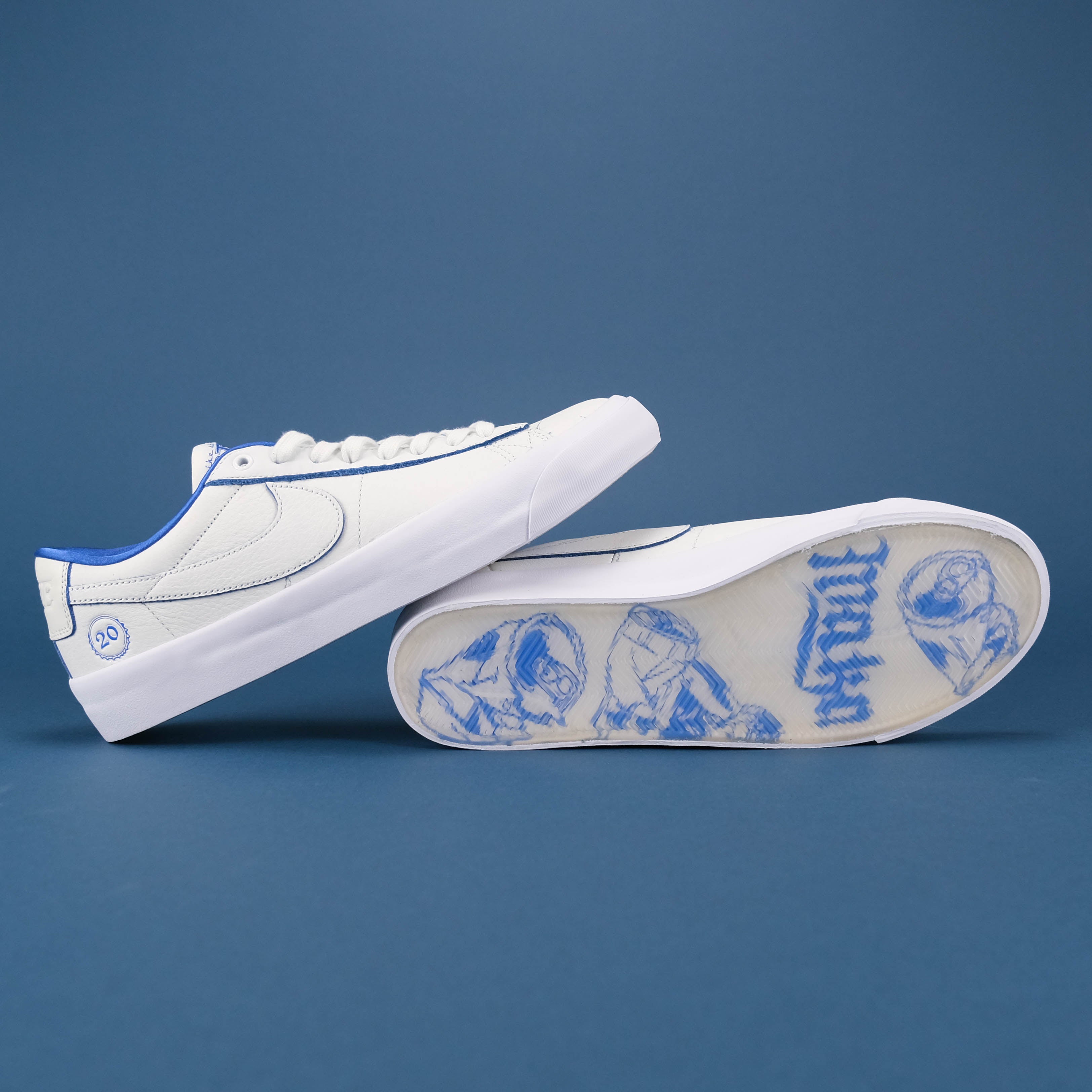 SB Blazer Low Pro GT PRM - Summit White/Game Royal-Summit White