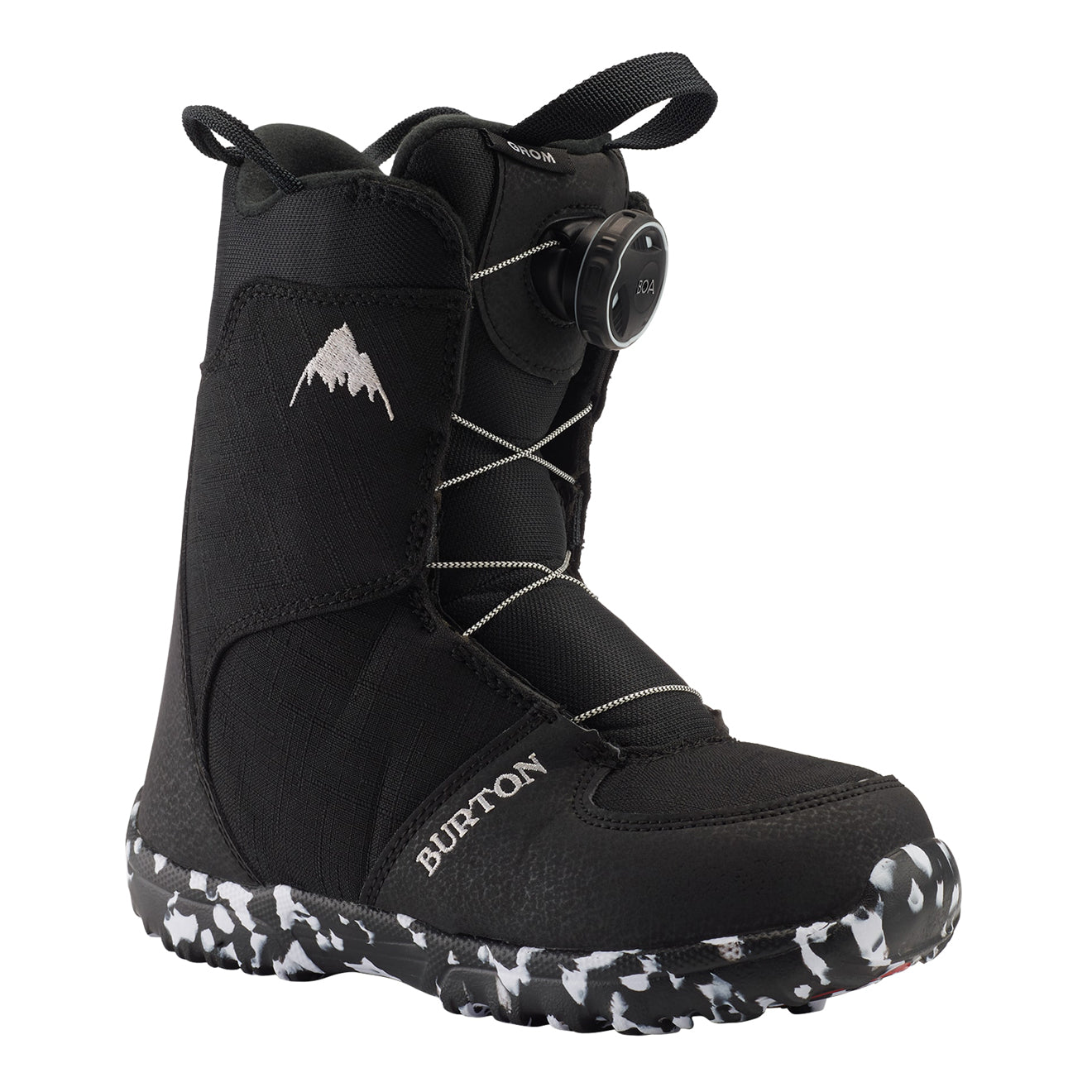 Kids' Grom BOA® Snowboard Boots, Black