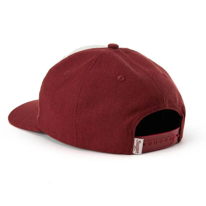 Uncle Bill Hemp Snapback - Red/White - O/S
