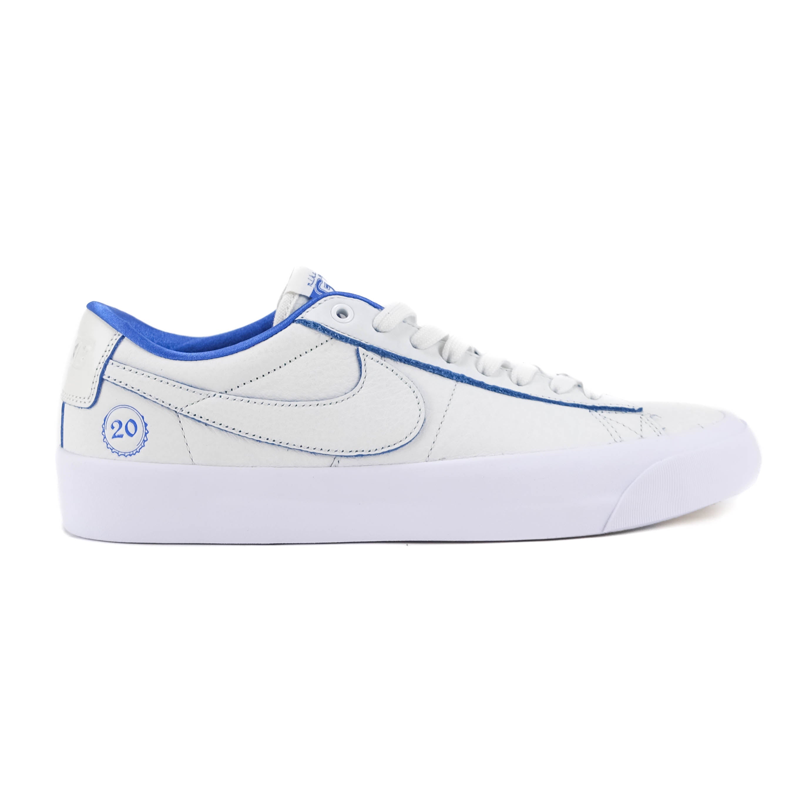 SB Blazer Low Pro GT PRM - Summit White/Game Royal-Summit White