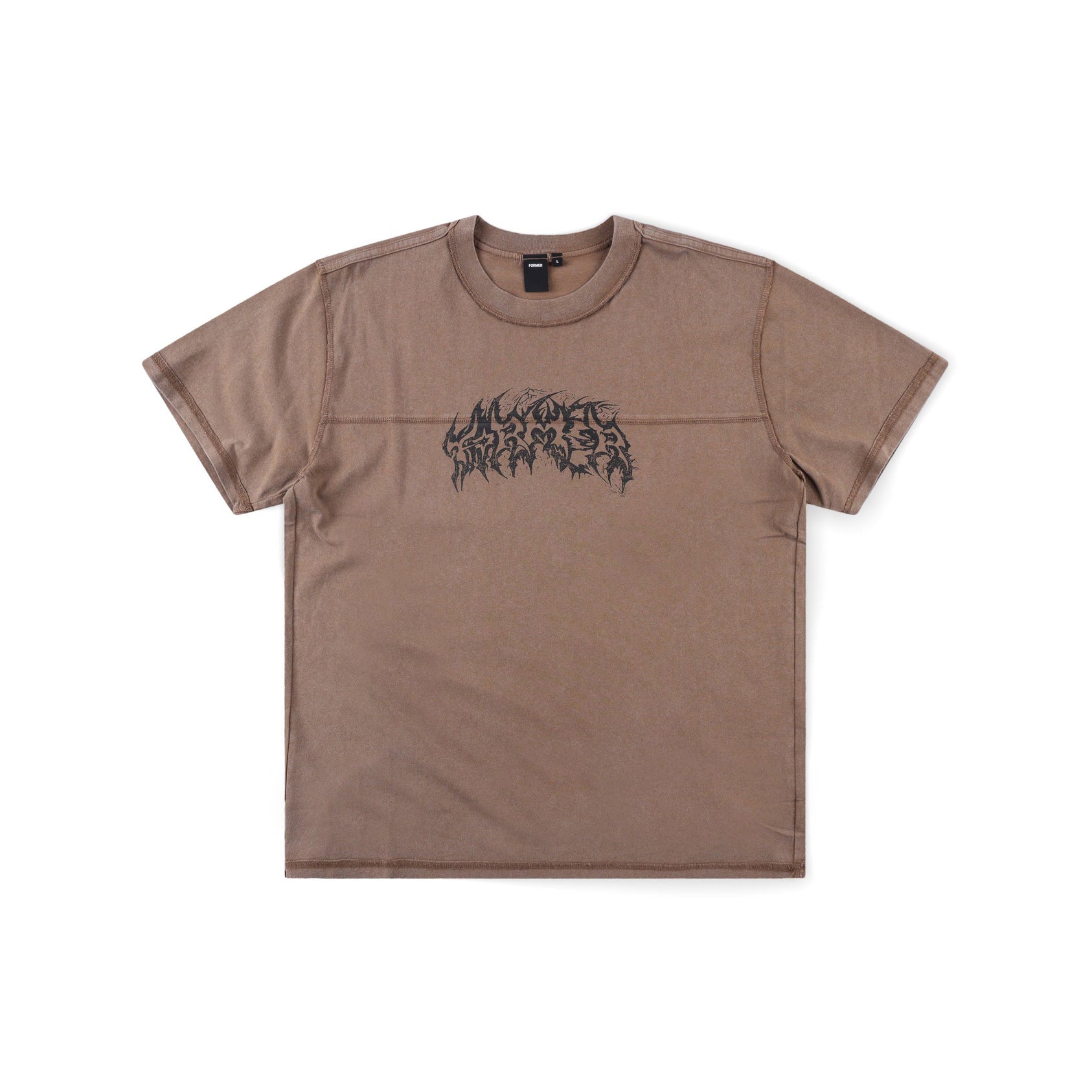 Praise S/S Tee - Washed Choc