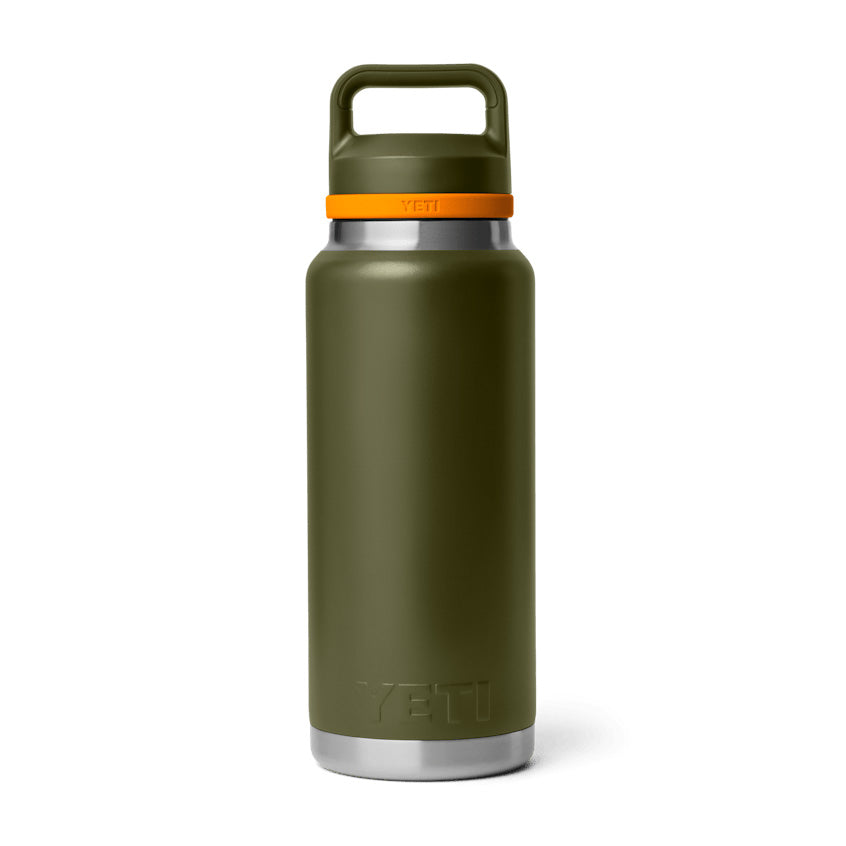 Rambler 36oz Bottle Chug - Olive King Crab Orange