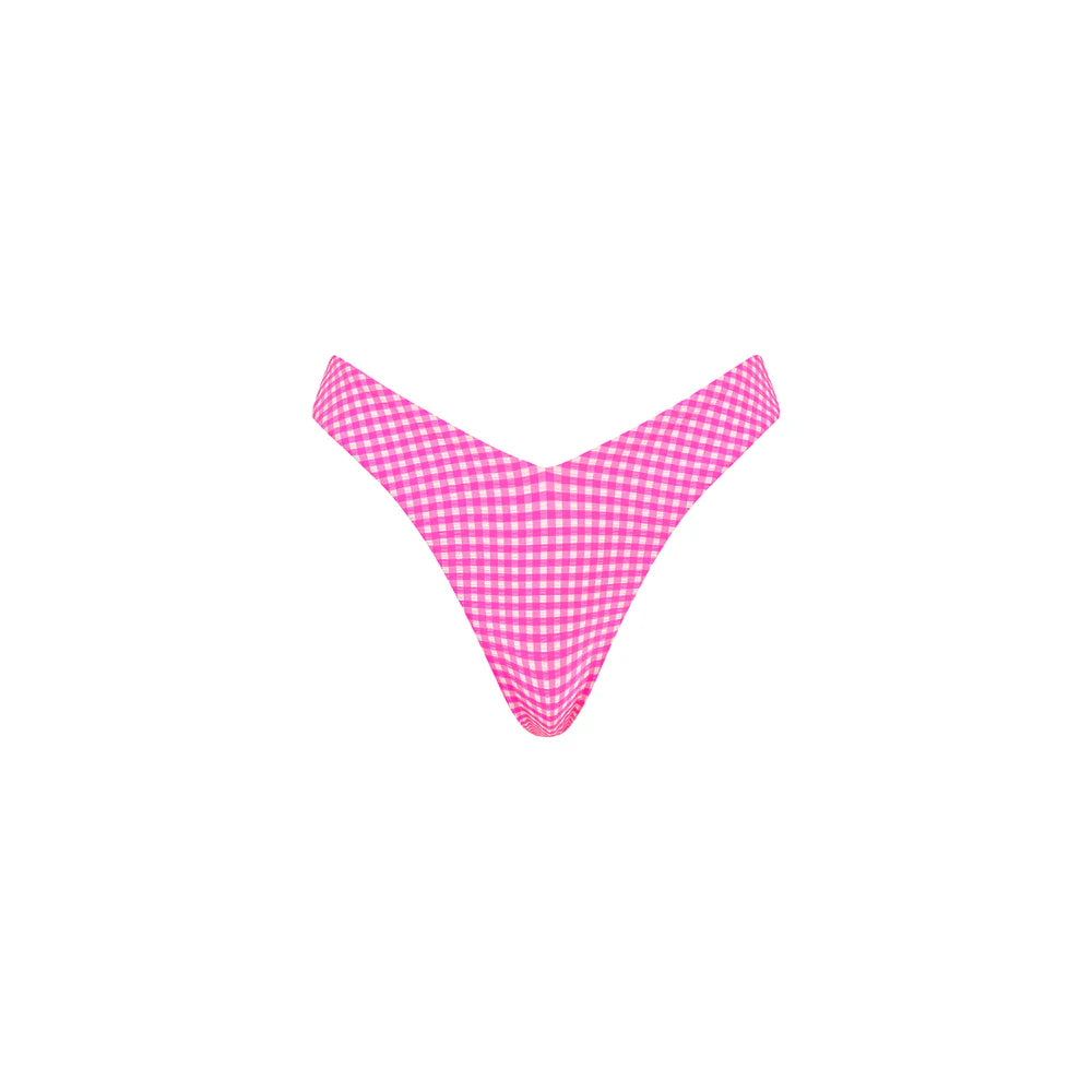 Womens Y Cheeky Bikini Bottom - Pink Diva