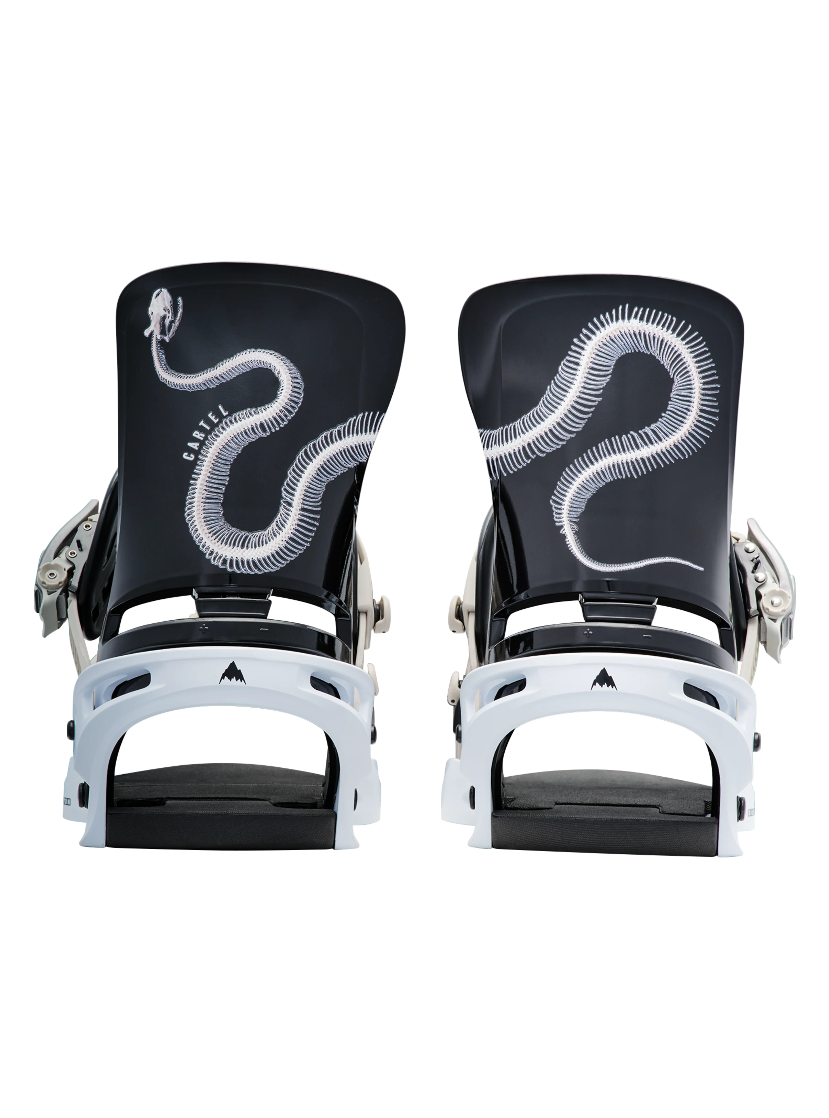 Mens Cartel Re:Flex Snowboard Bindings - Skeleton Snake