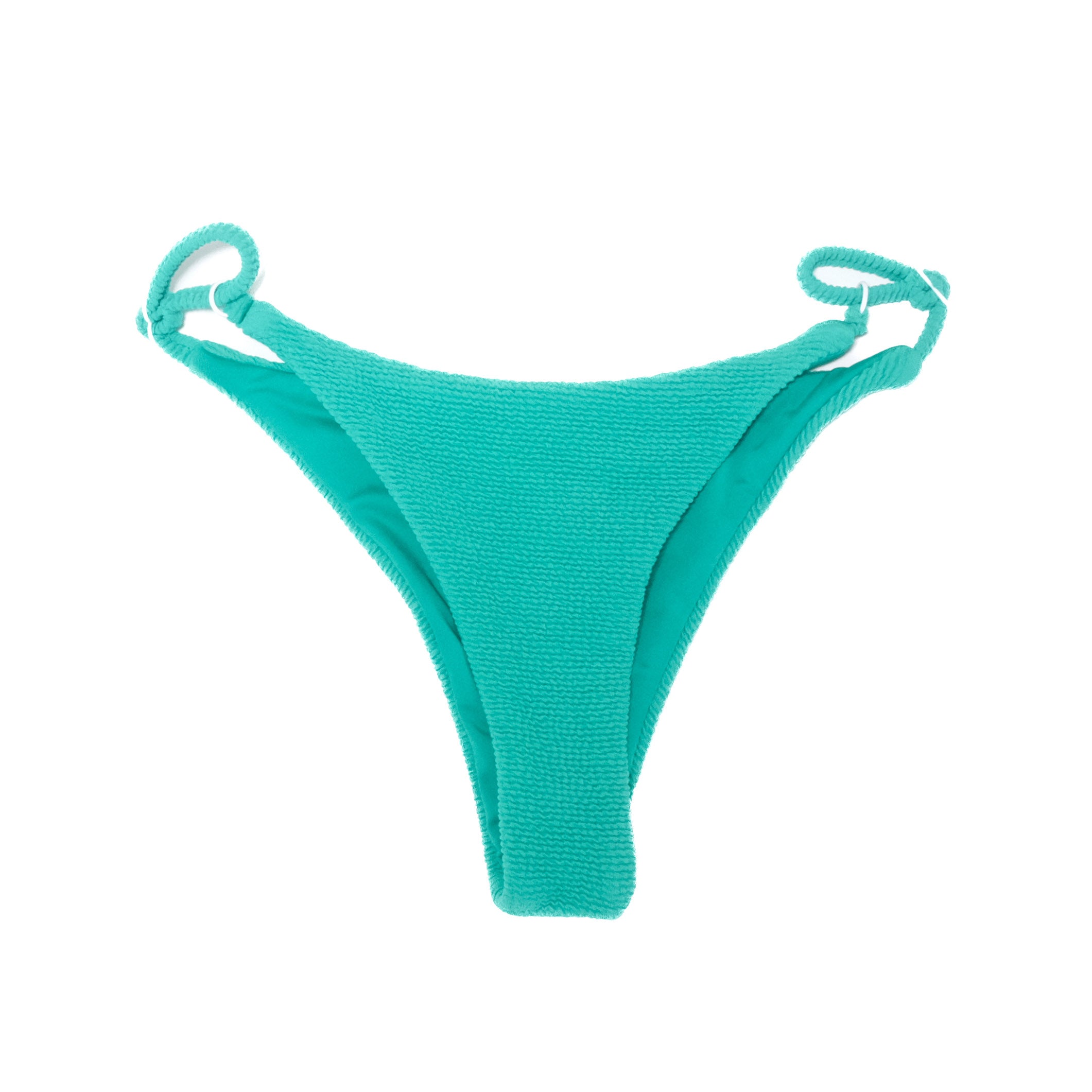 Womens Fat Script Highwire Bikini Bottom, Emerald