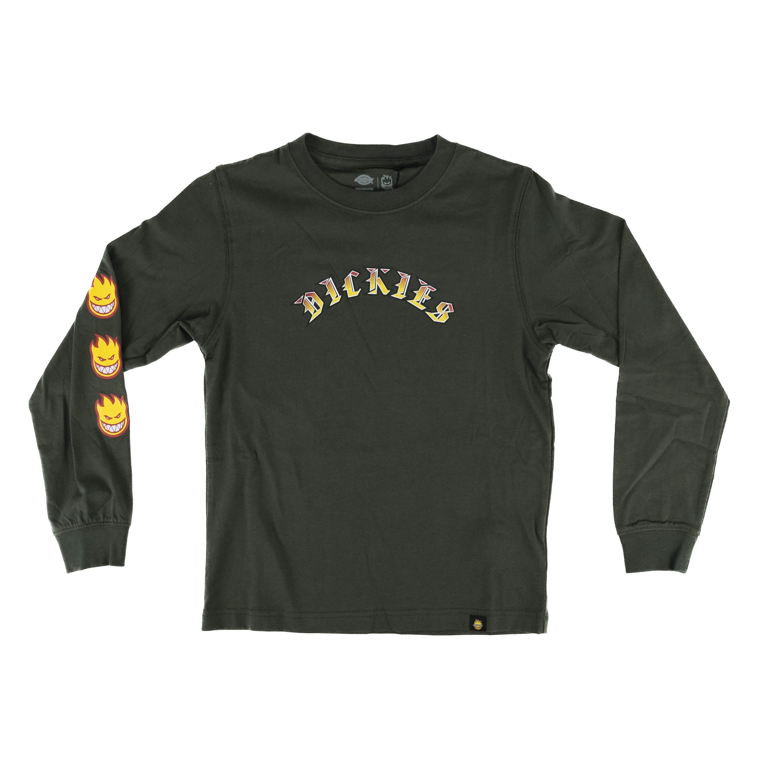 Dickies x Spitfire Kids L/S Graphic - Olive Green