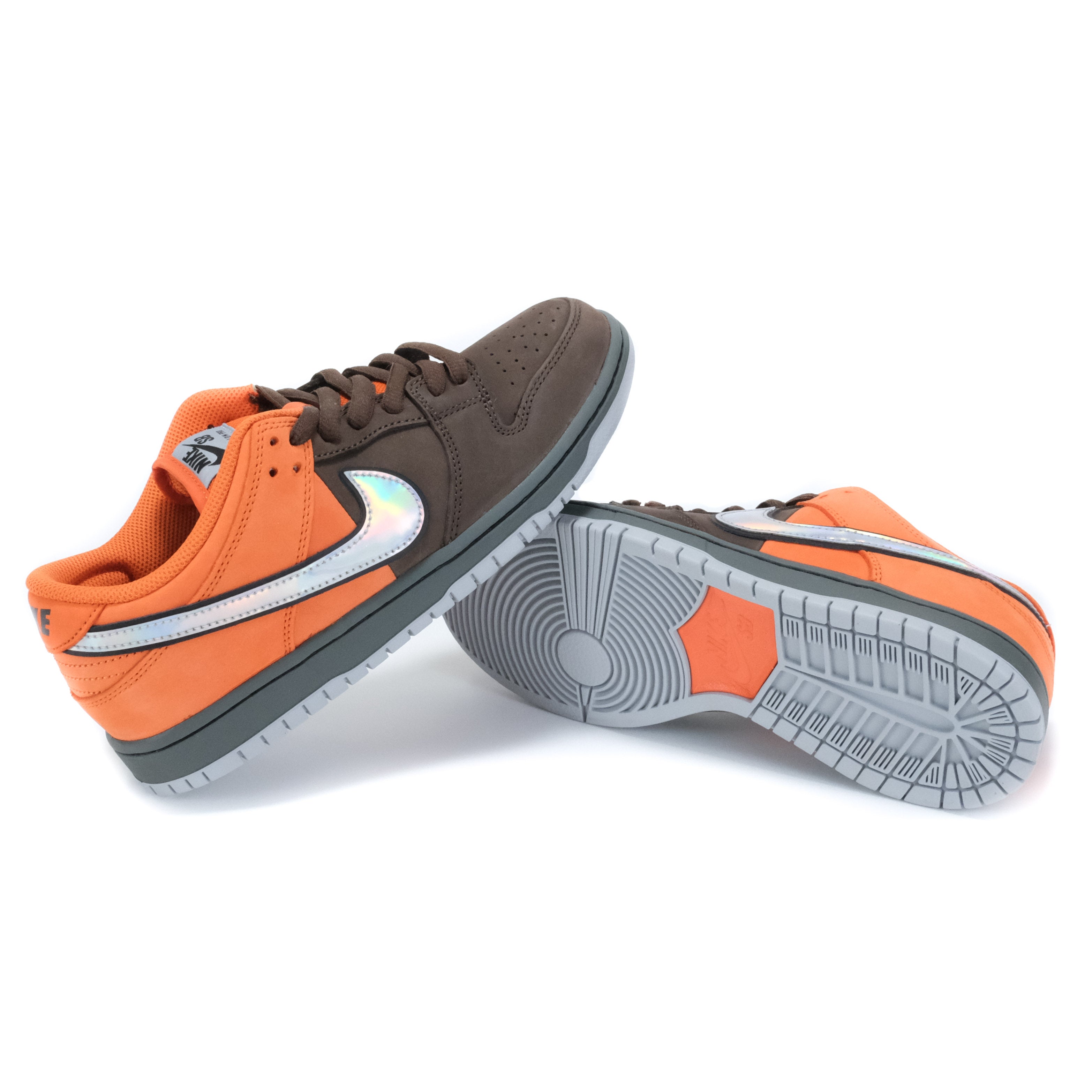 Nike SB Dunk Low Pro - Safety Orange/Wolf Grey/Brown