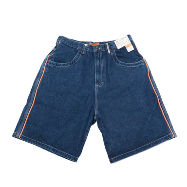 Rusty - FLIP DADDY 2.0 JEAN SHORT - Deep Sea Blue/Orange