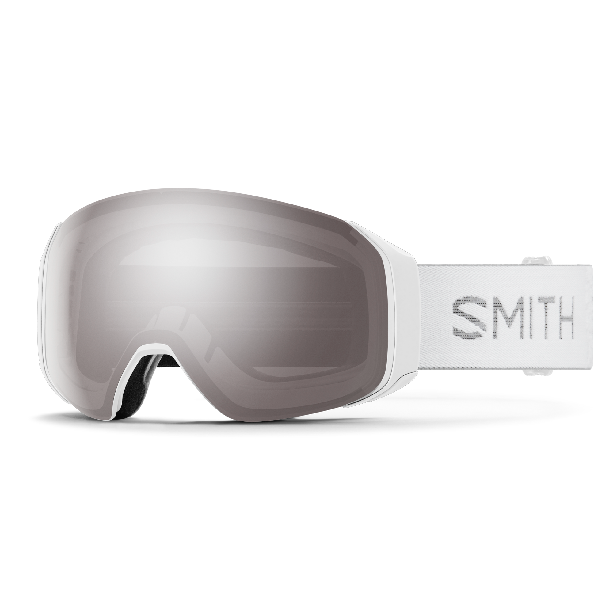 4D Mag S - White Chunky Knit - ChromaPop Sun Platinum Mirror+Storm Blue Sensor Mirror