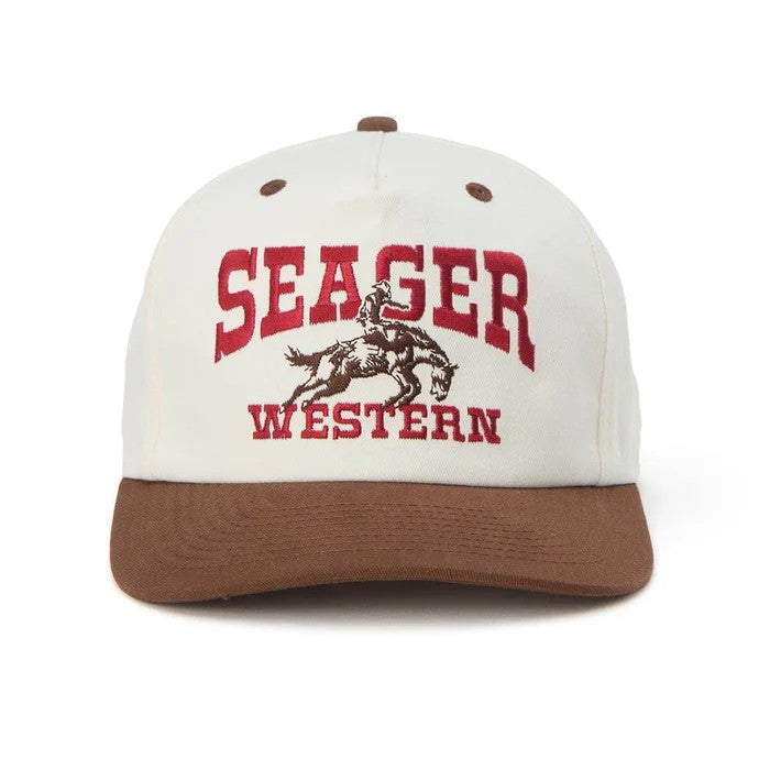 Rodeo Snapback - Cream/Brown - O/S