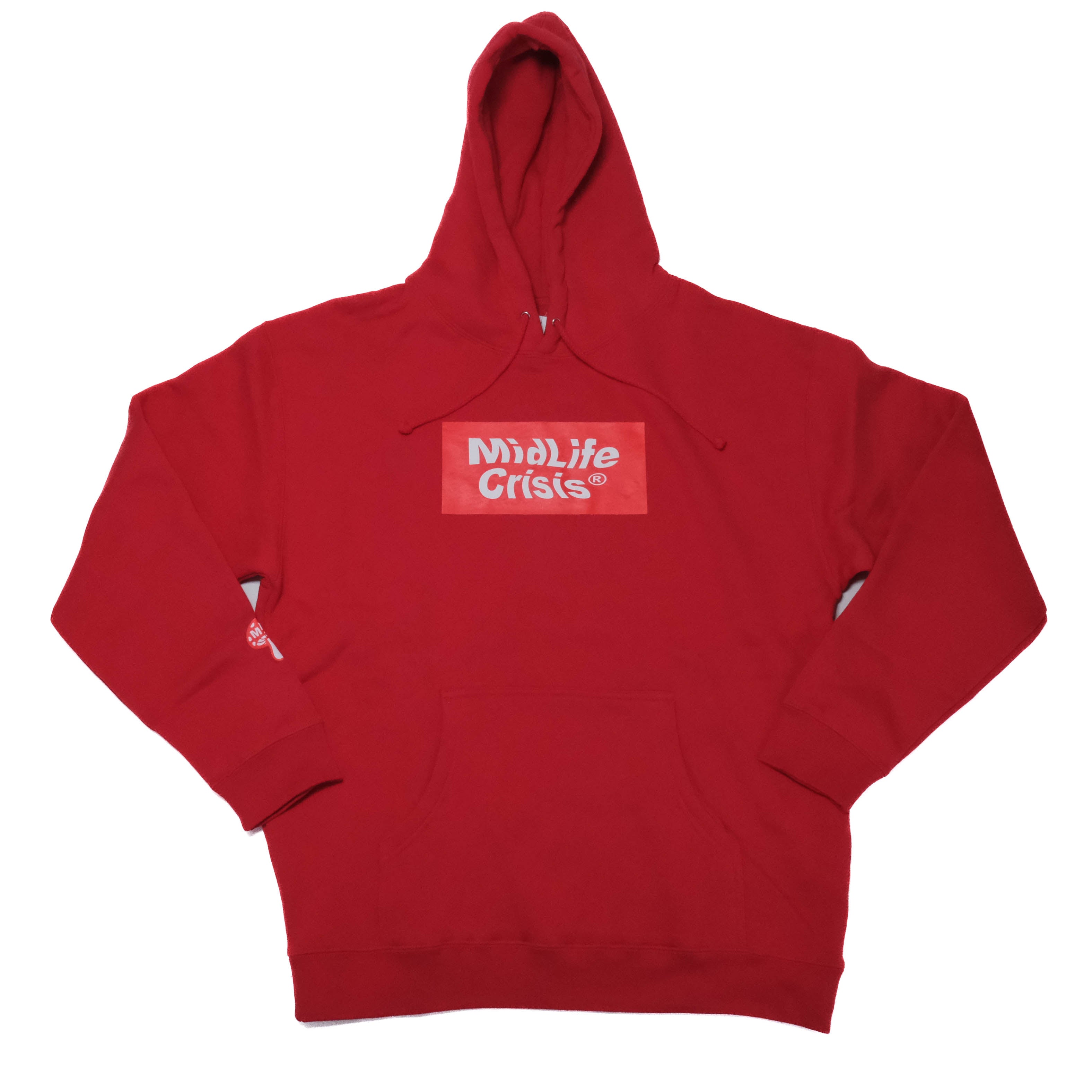 Block Hoodie, Red