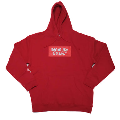 MidLife Crisis - Block Hoodie, Red