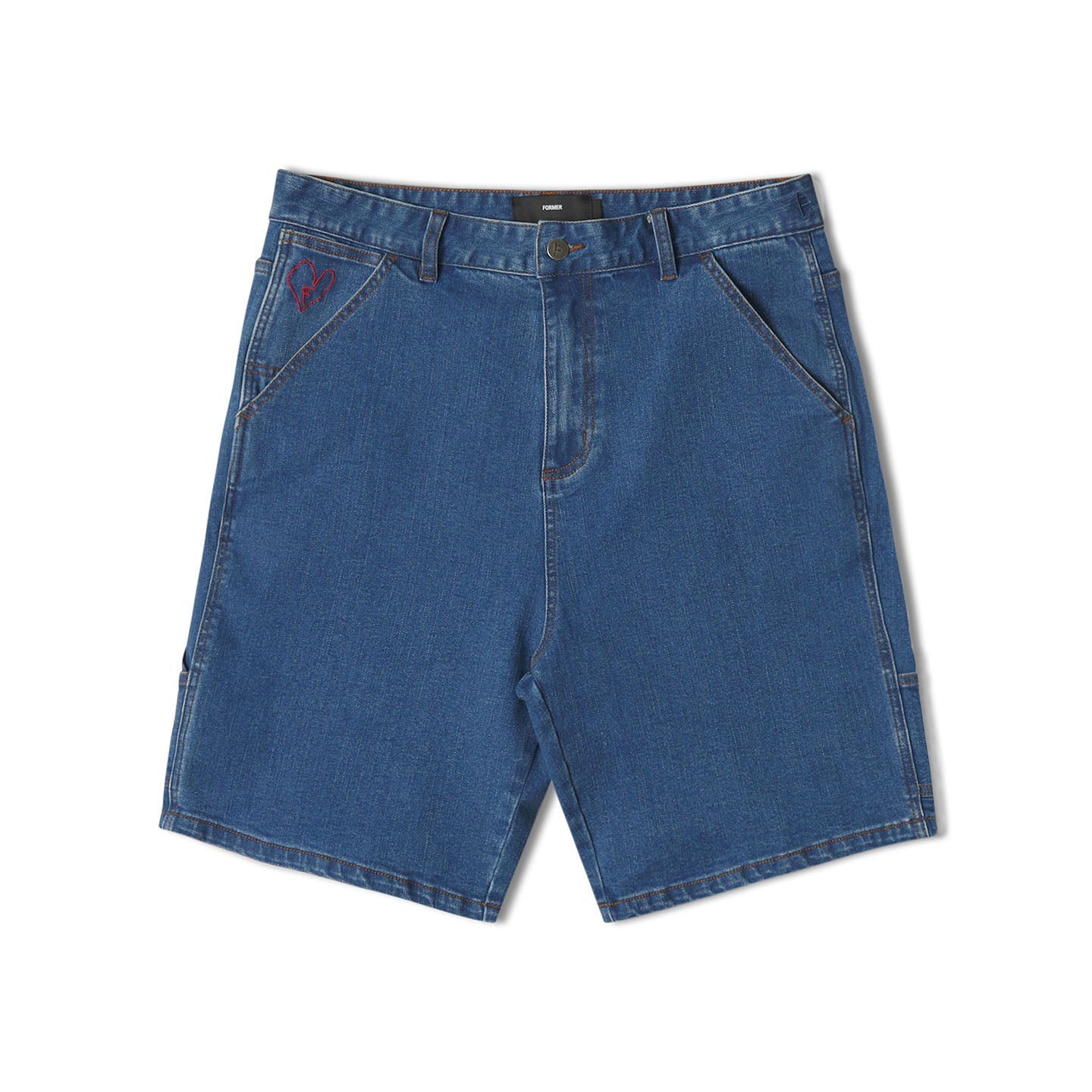 Distend Denim Walkshort - Dark Blue Denim