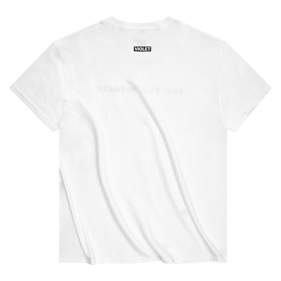 Are You Normal S/S Tee - White