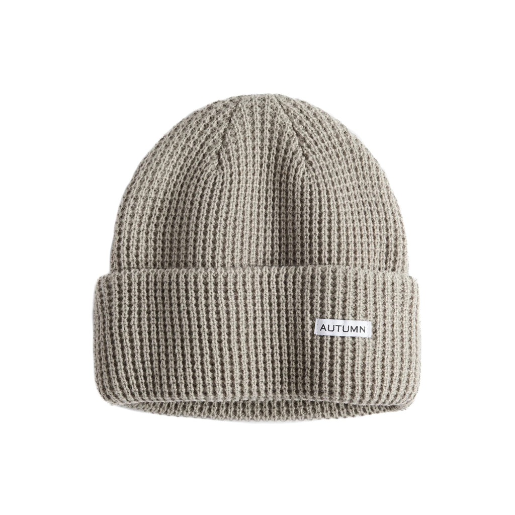 Waffle Beanie - Stone — Val Surf