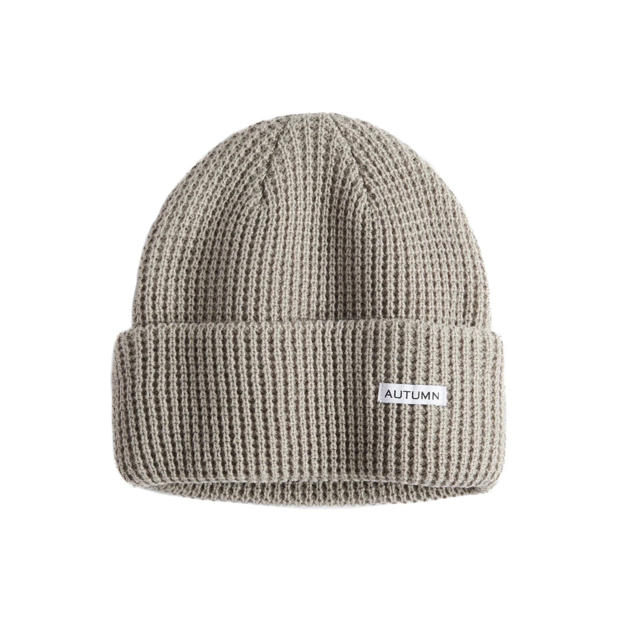 Waffle Beanie - Stone