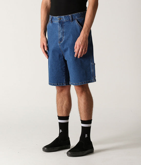 Distend Denim Walkshort - Dark Blue Denim