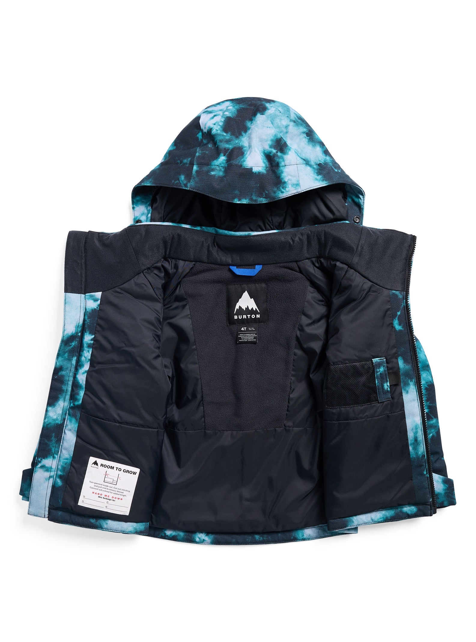 Toddlers Hillslope 2L Jacket, Crumple Dye