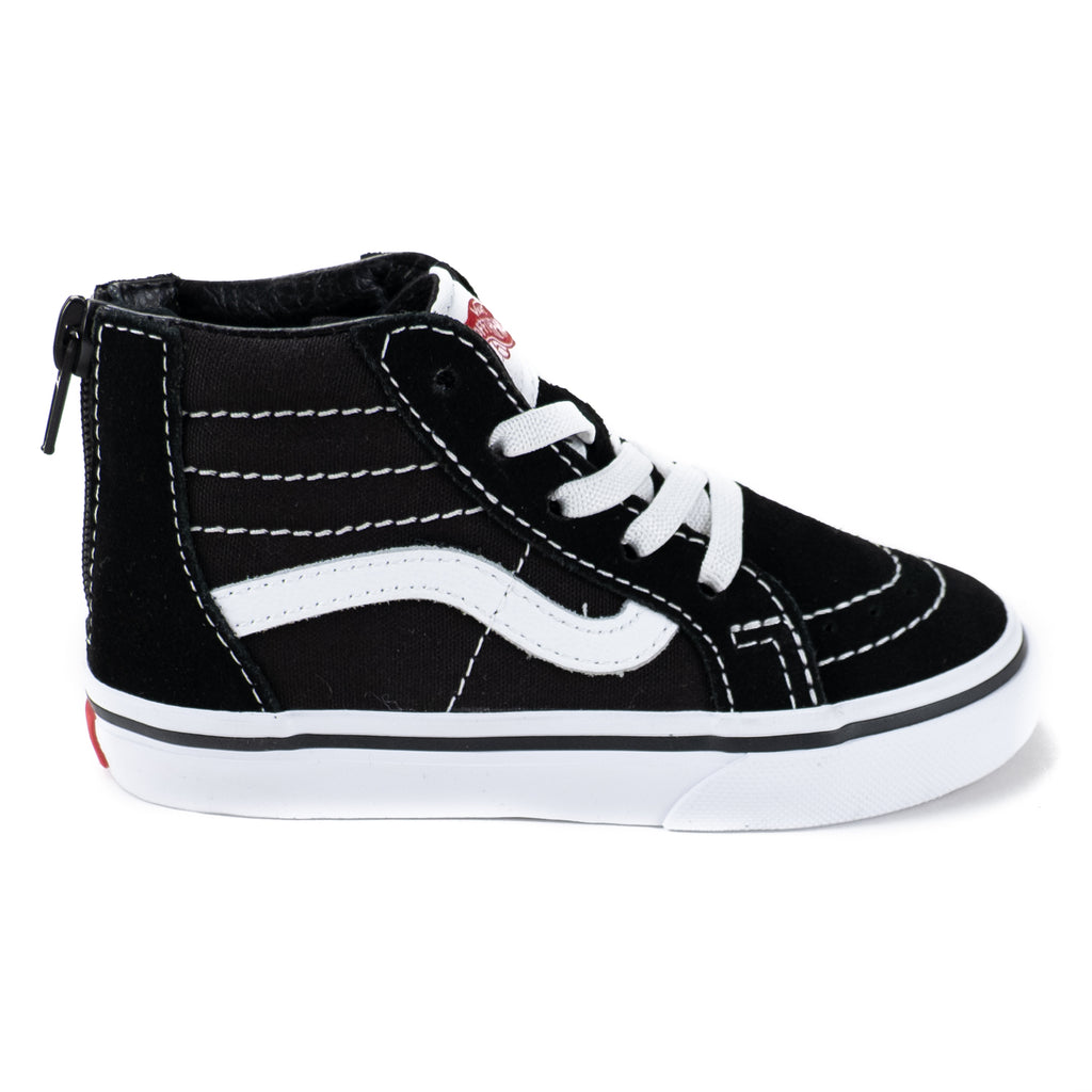 Toddler Sk8-Hi Zip - Black/White — Val Surf