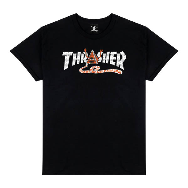 Thrasher X Toy Machine Pyramid S/S Tee - Black