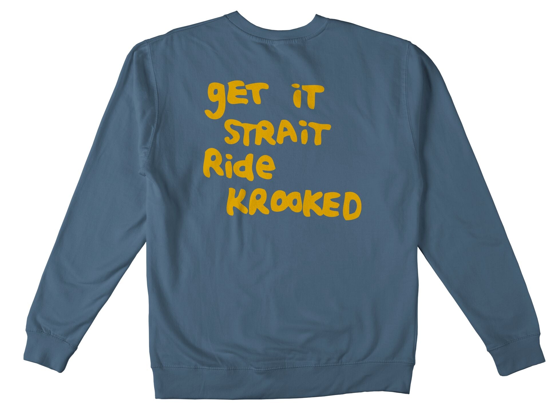 Strait Eyes Crewneck - Blue/Gold